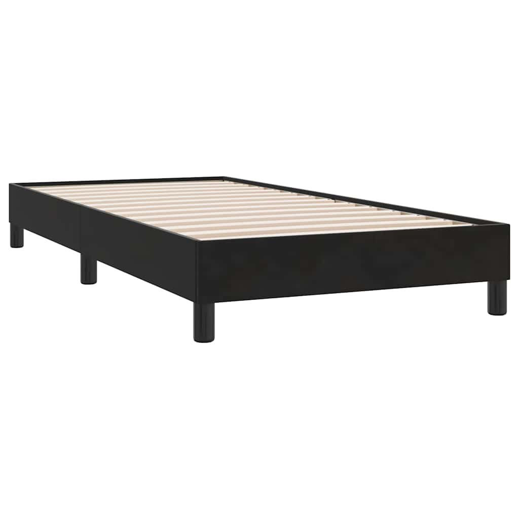 Box Spring krevet bez madraca crni 90x210 cm samt