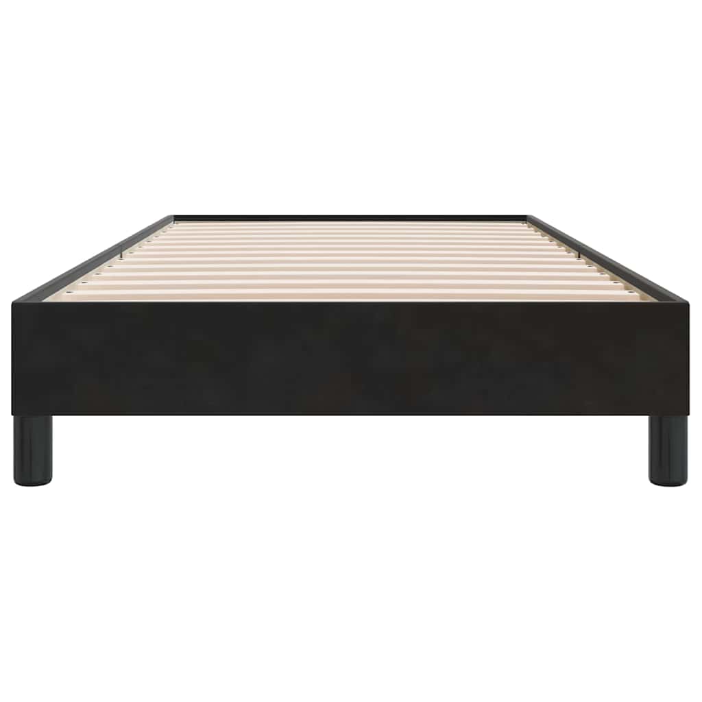 Box Spring krevet bez madraca crni 90x210 cm samt