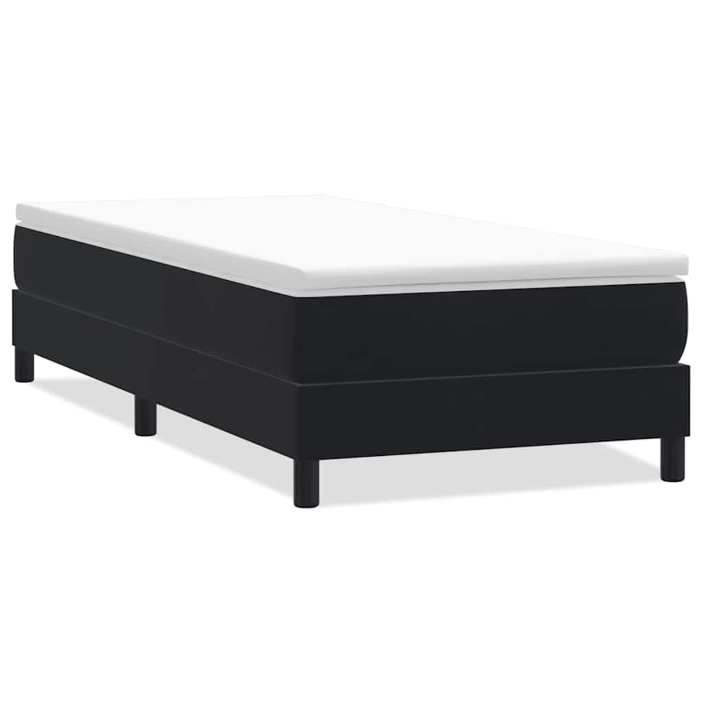 Box Spring krevet bez madraca crni 100x210 cm samt