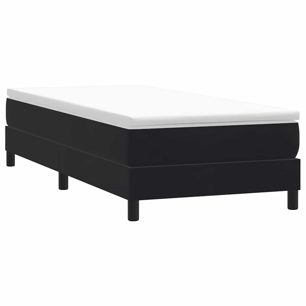 Box Spring krevet bez madraca crni 100x210 cm samt