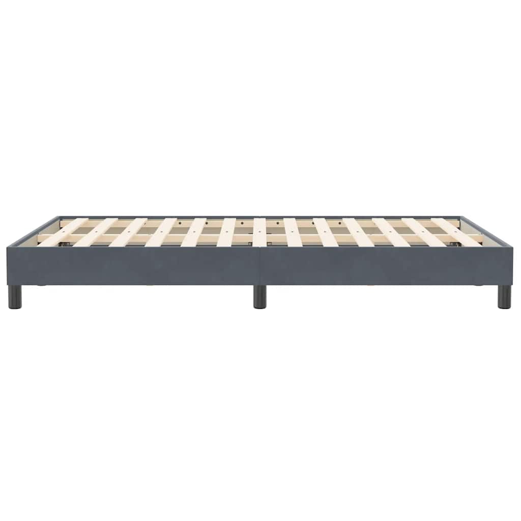 Box Spring krevet bez madraca tamno sivi 120x210 cm samt