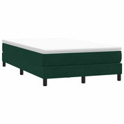 Box Spring krevet bez madraca tamnozeleni 120x210 cm samt