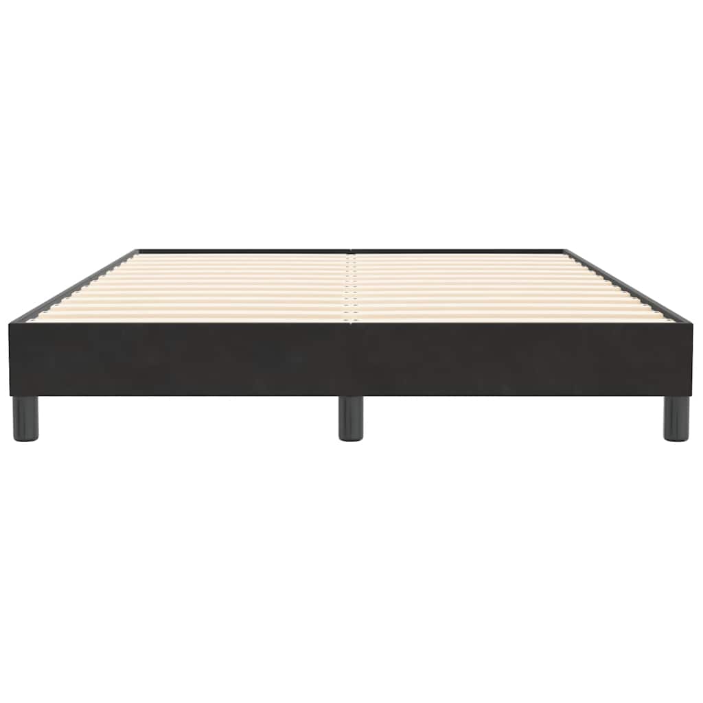 Box Spring krevet bez madraca crni 160x210 cm samt