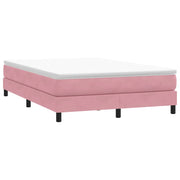 Box Spring krevet bez madraca ružičasti 160x210 cm samt