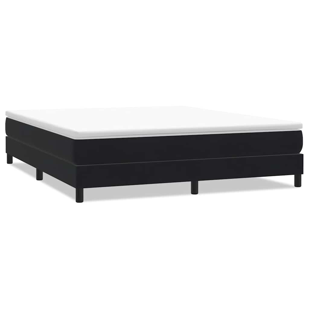 Box Spring krevet bez madraca crni 180x210 cm samt