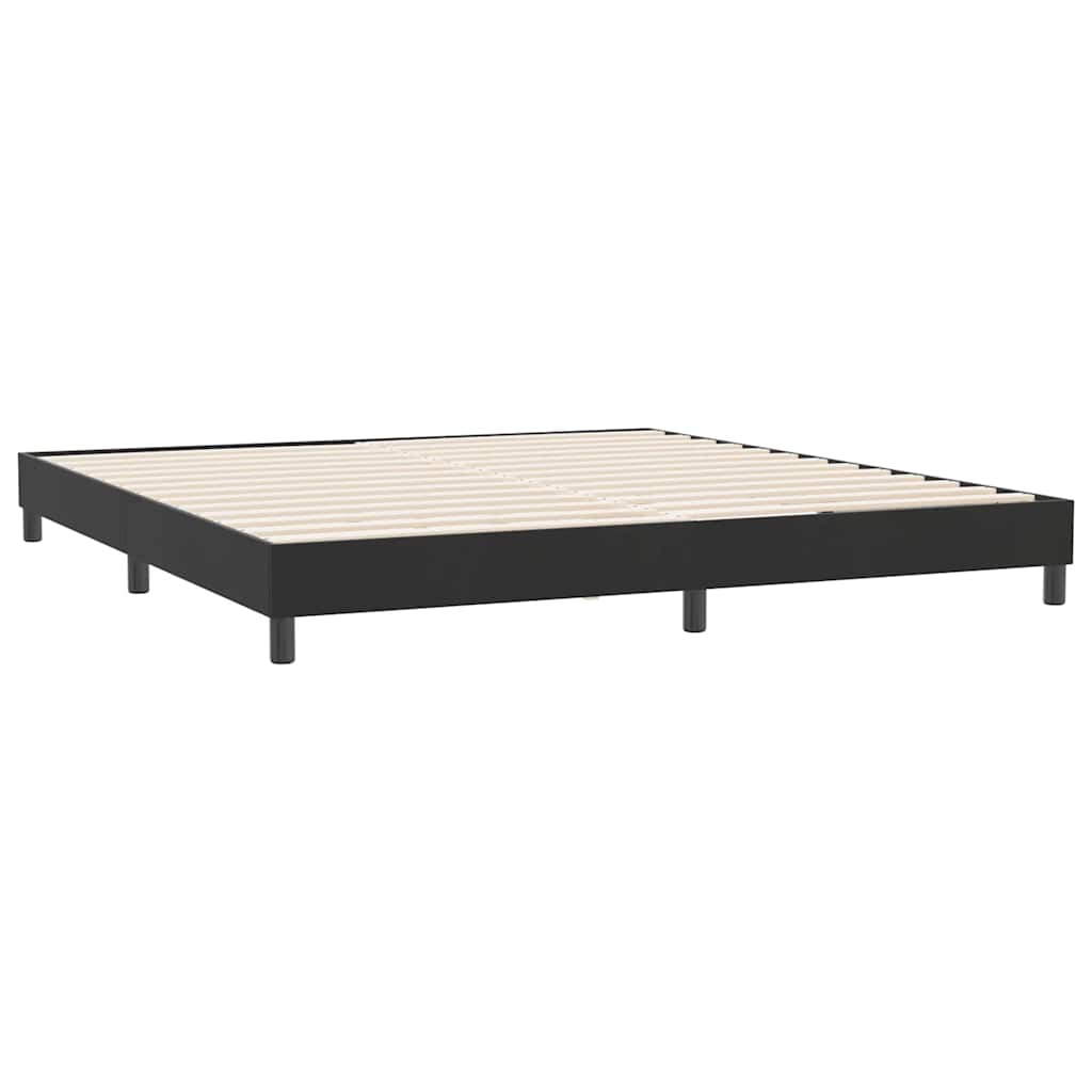 Box Spring krevet bez madraca crni 180x210 cm samt