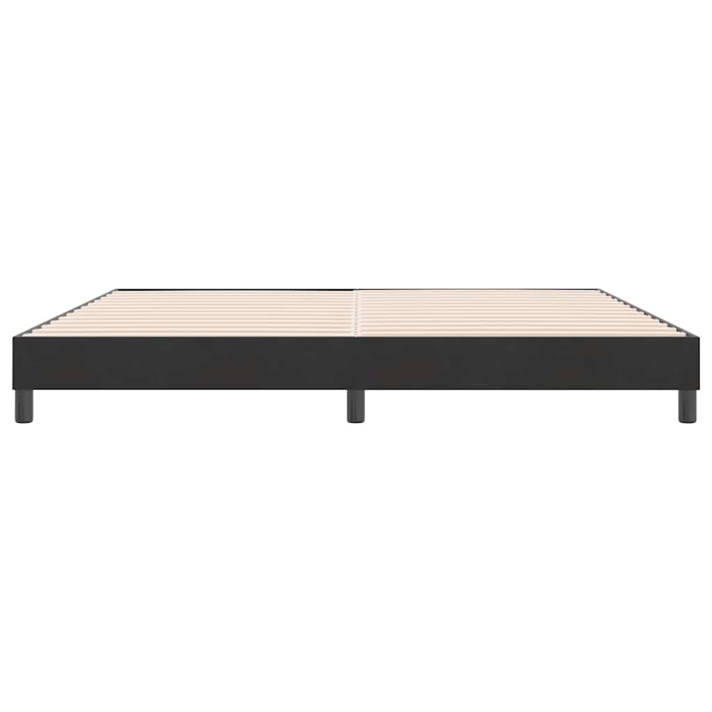 Box Spring krevet bez madraca crni 180x210 cm samt
