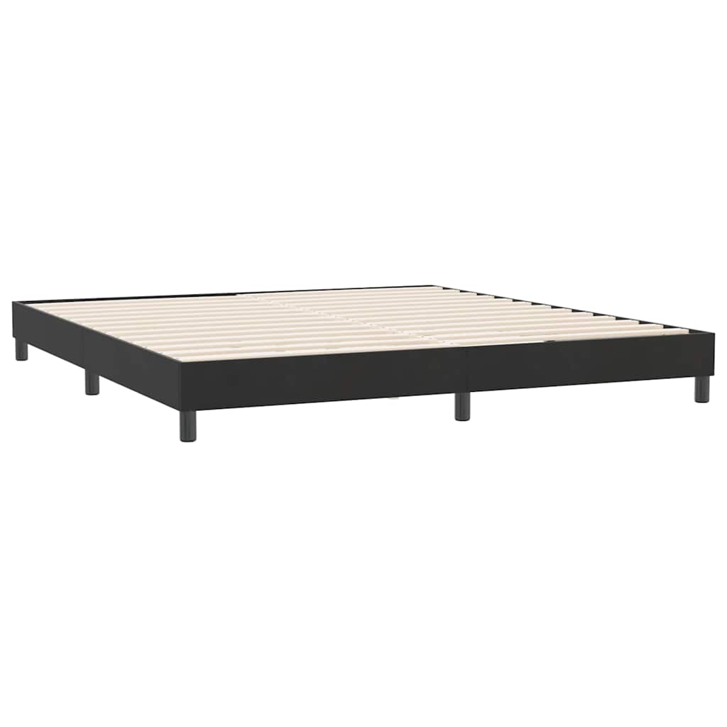 Box Spring krevet bez madraca crni 180x210 cm samt