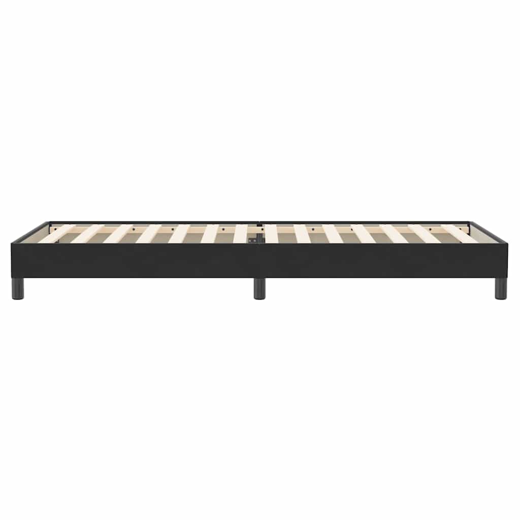 Box spring krevet bez madracem crni 80 x 220 cm baršunasti