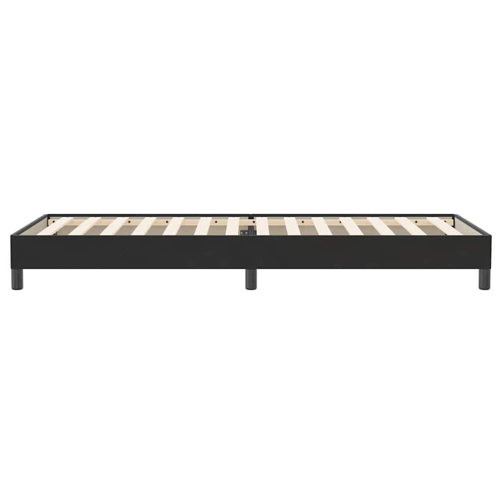 Box Spring krevet bez madracem crni 100x220 cm samt