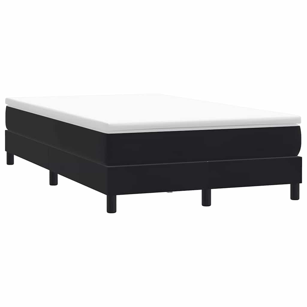 Box Spring krevet bez madracem crni 120x220 cm samt