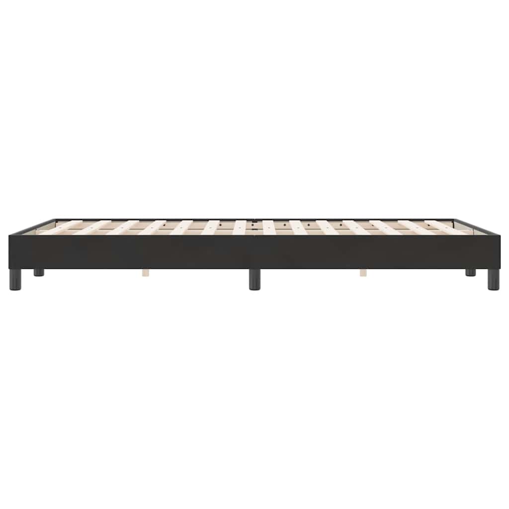 Box Spring krevet bez madracem crni 120x220 cm samt