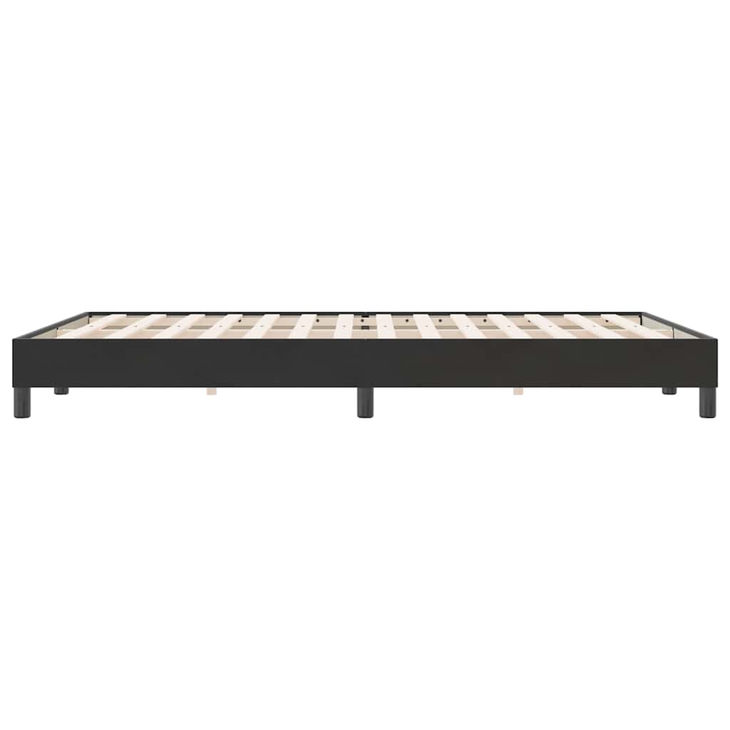 Box Spring krevet bez madracem crni 140x220 cm samt