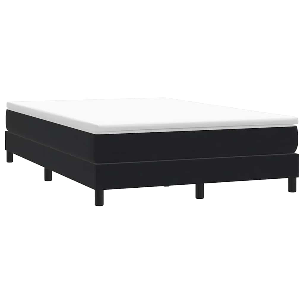 Box Spring krevet bez madraca crni 160x220 cm samt