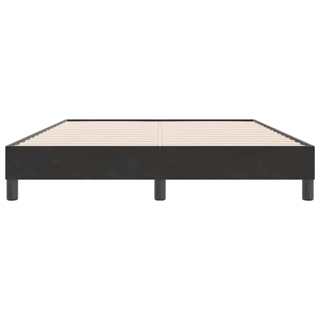 Box Spring krevet bez madraca crni 160x220 cm samt