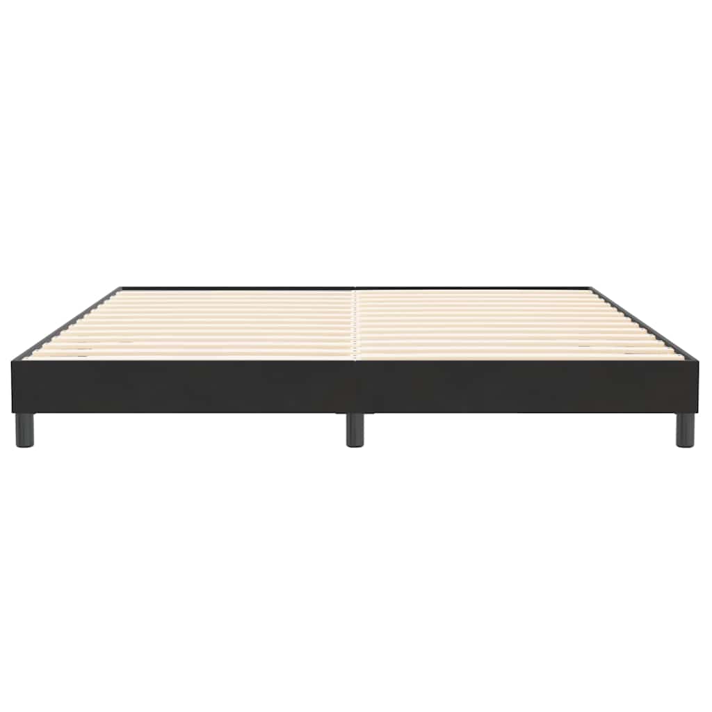Box Spring krevet bez madracem crni 200x220 cm samt