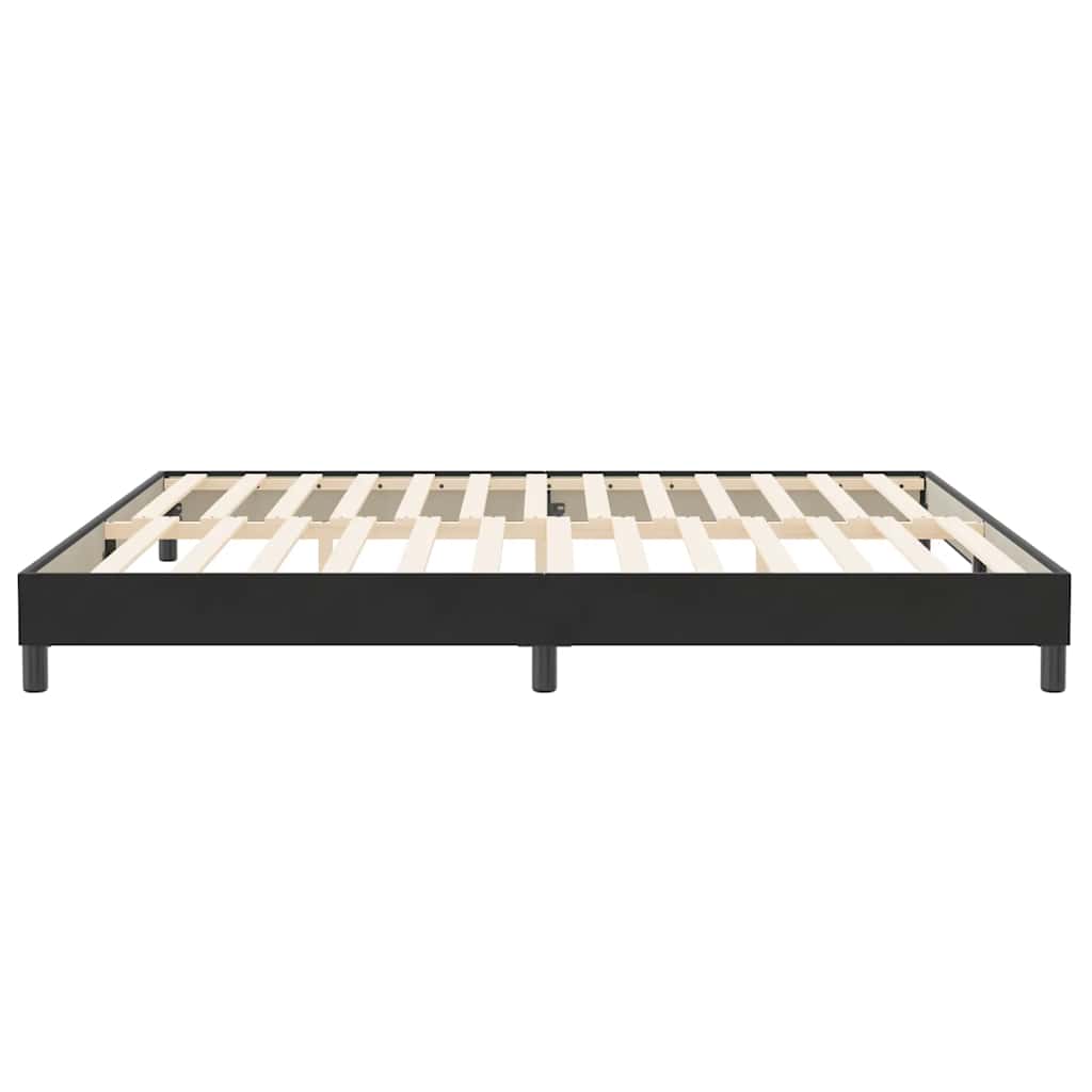 Box Spring krevet bez madracem crni 200x220 cm samt