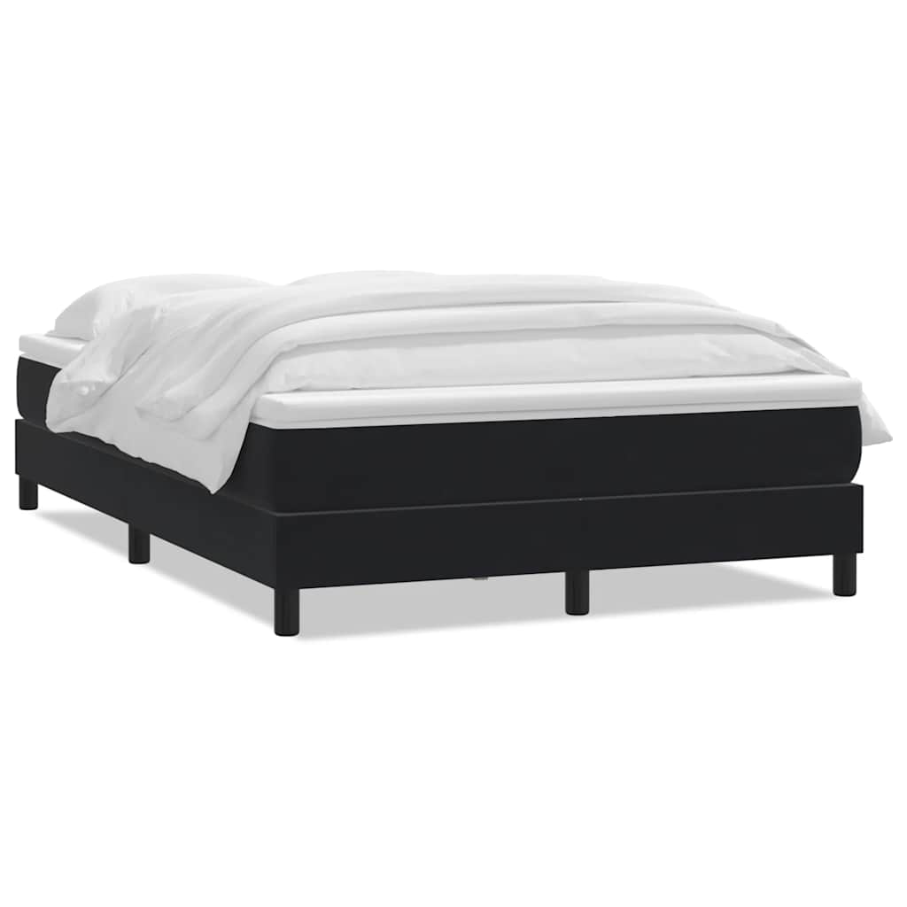 Box spring krevet s madracem crni 160x210 cm baršunasti