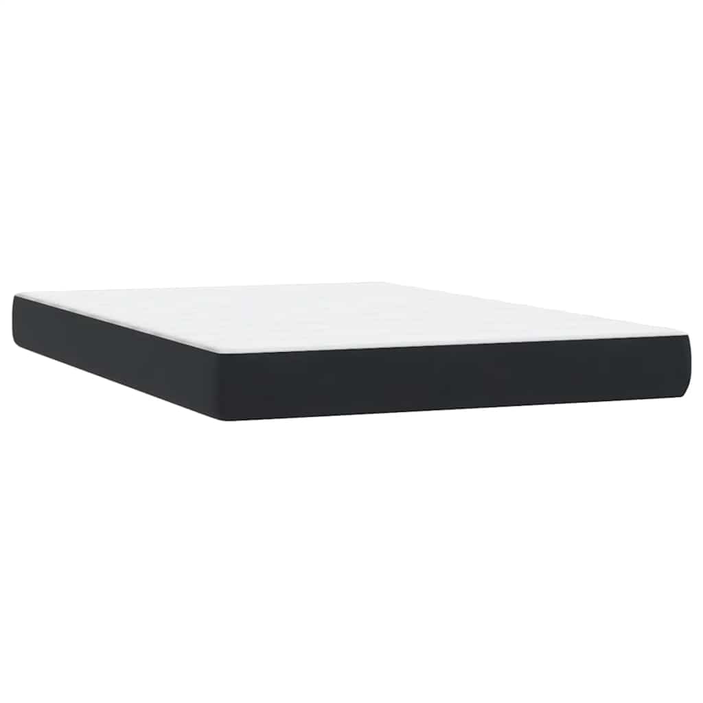 Box spring krevet s madracem crni 160x210 cm baršunasti