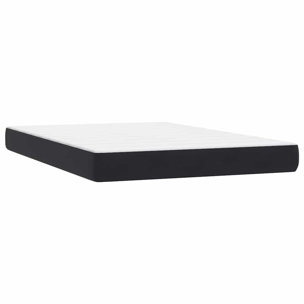 Box spring krevet s madracem crni 160x210 cm baršunasti