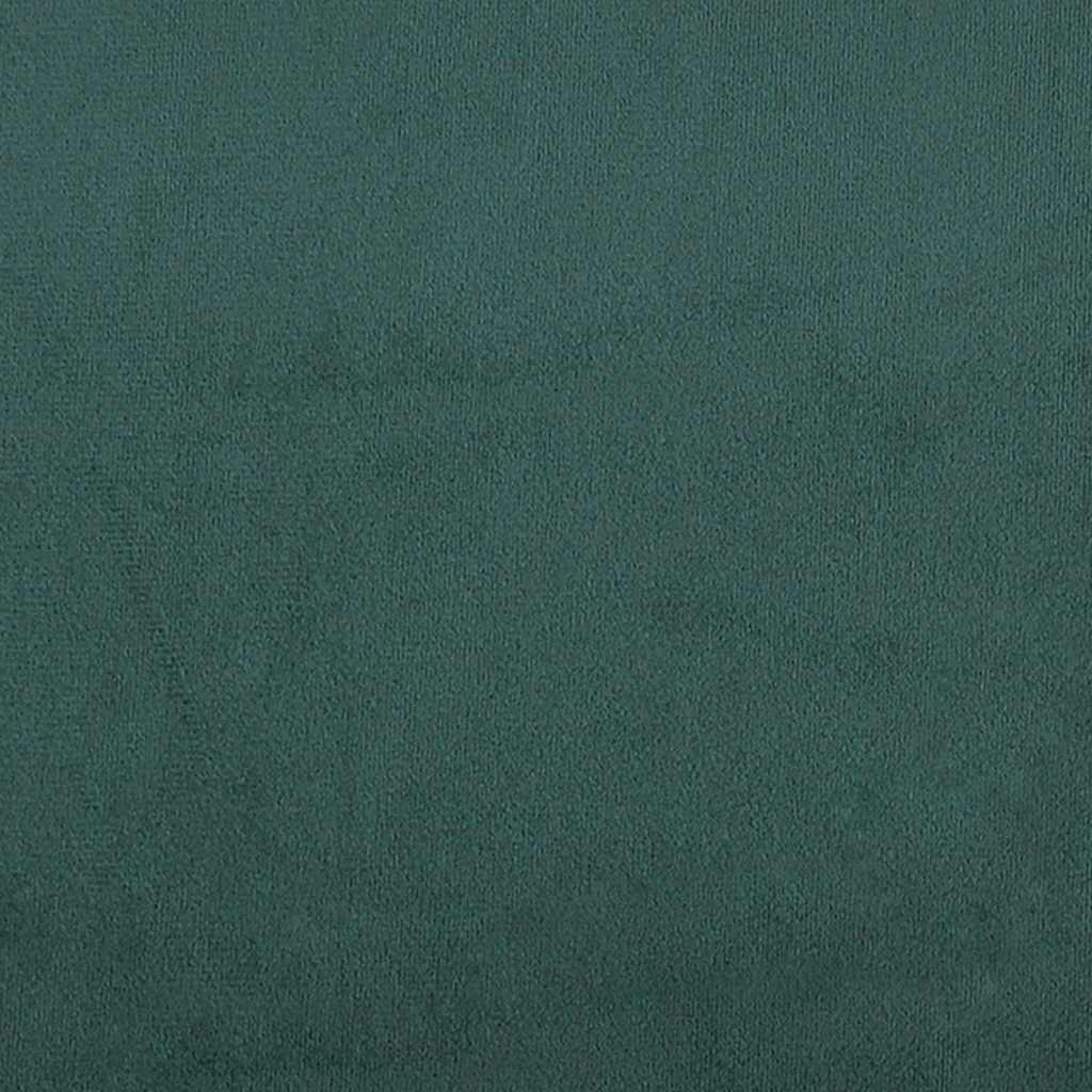 Krevet s oprugama i madracem tamnozeleni 180x220 cm baršunasti