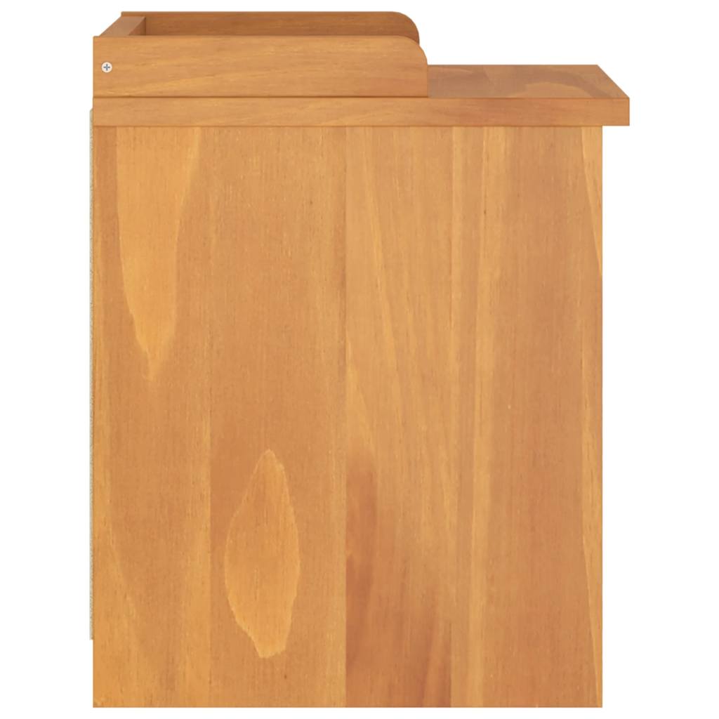 Klupa za hodnik SANDNES 45x40x50 cm Masivno drvo Bor
