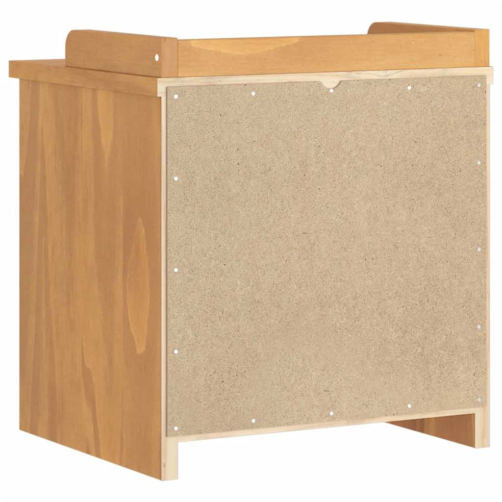 Klupa za hodnik SANDNES 45x40x50 cm Masivno drvo Bor