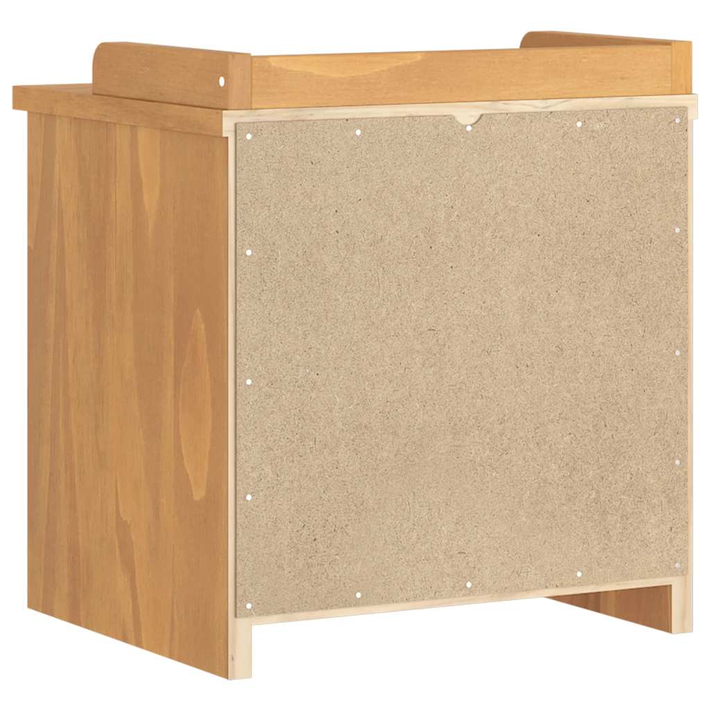 Klupa za hodnik SANDNES 45x40x50 cm Masivno drvo Bor