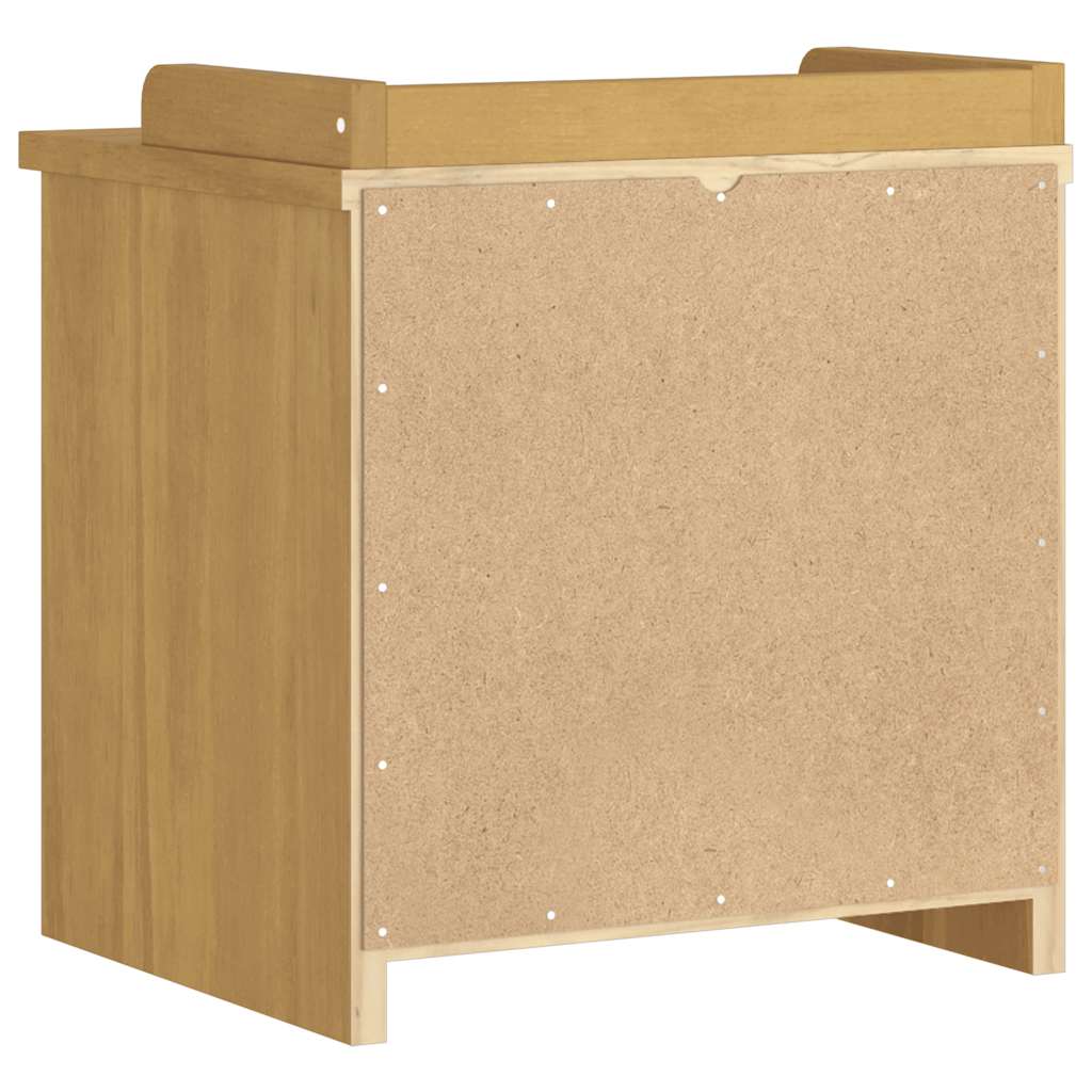 Klupa za predsoblje SANDNES 45x40x50 cm od masivne borovine