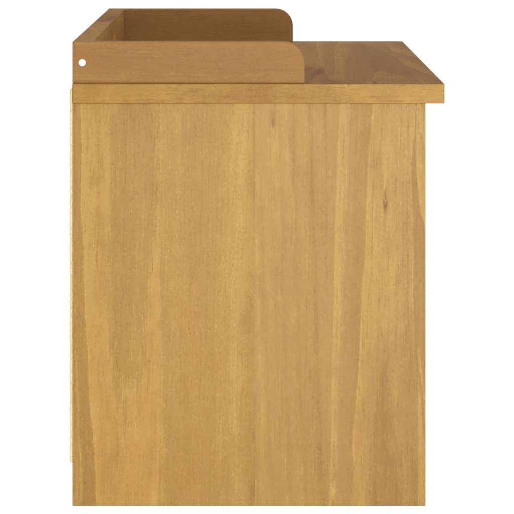 Klupa za predsoblje SANDNES 87x40x50 cm od masivne borovine
