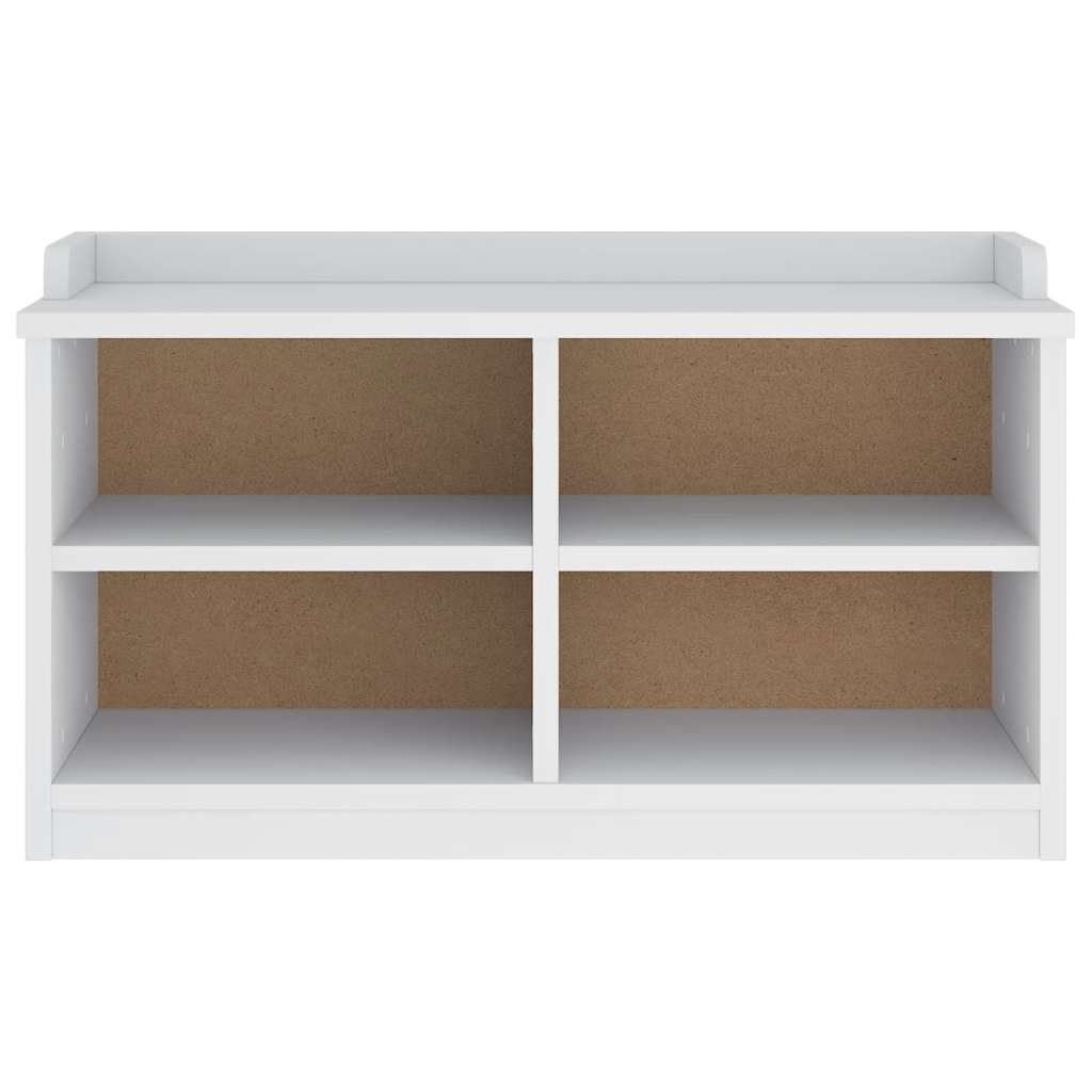 Klupa za predsoblje SANDNES 87x40x50 cm od masivne borovine