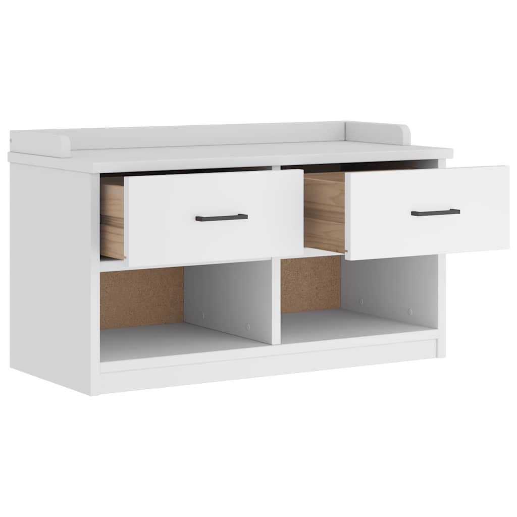 Klupa za predsoblje SANDNES 87x40x50 cm od masivne borovine