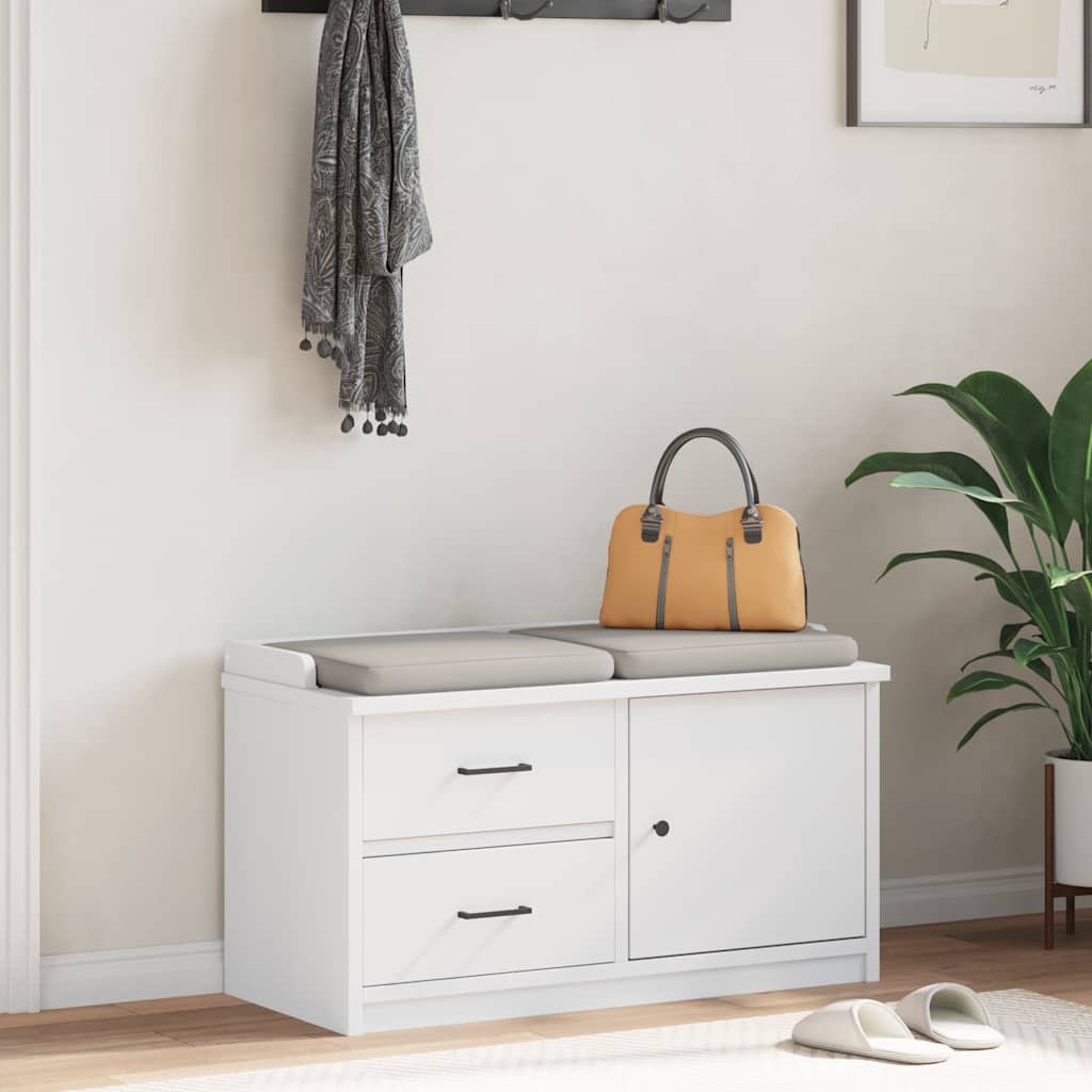 Klupa za predsoblje SANDNES 87x40x50 cm od masivne borovine