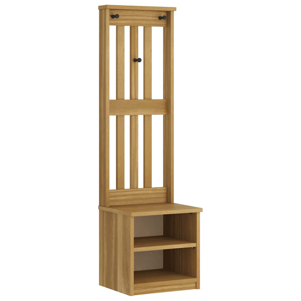 Drvo za dvoranu SANDNES 45x40x159,5 cm puno drvo bor