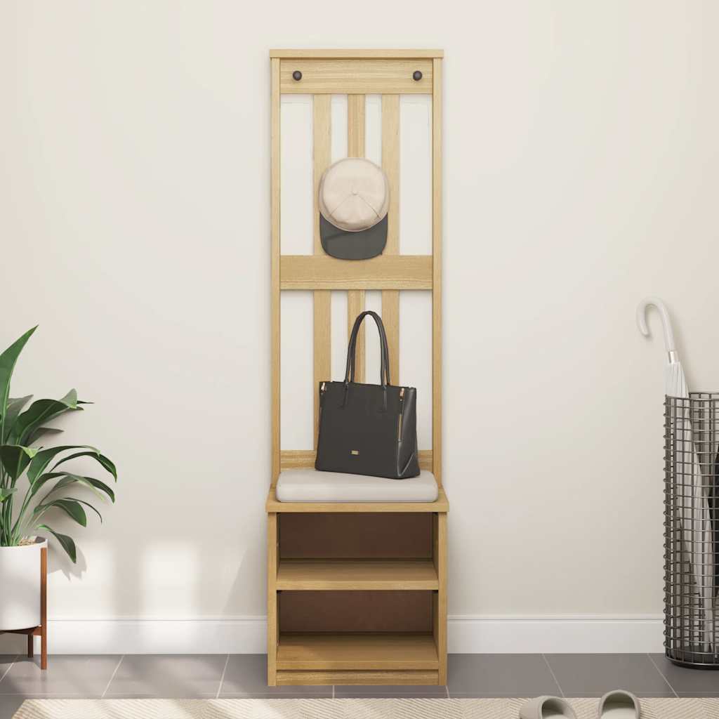 Drvo za dvoranu SANDNES 45x40x159,5 cm puno drvo bor