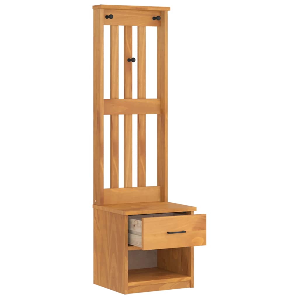 Drvo za dvoranu SANDNES 45x40x159,5 cm puno drvo bor