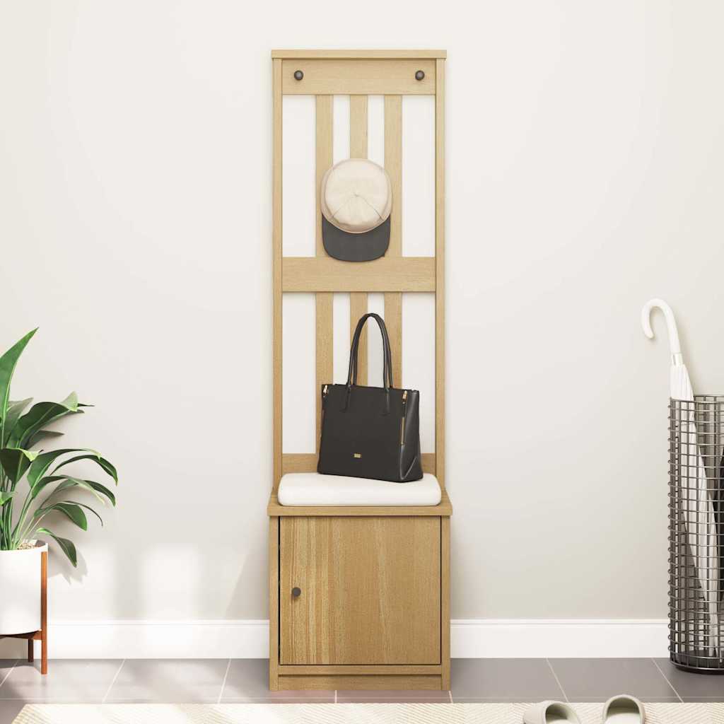 Drvo za dvoranu SANDNES 45x40x159,5 cm puno drvo bor