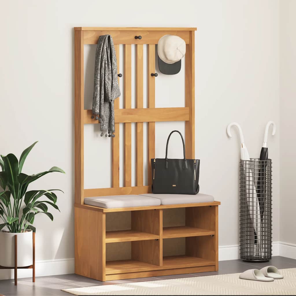 Drvo za dvoranu SANDNES 87x40x159,5 cm puno drvo bor