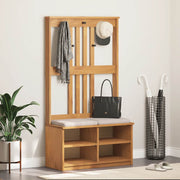 Drvo za dvoranu SANDNES 87x40x159,5 cm puno drvo bor