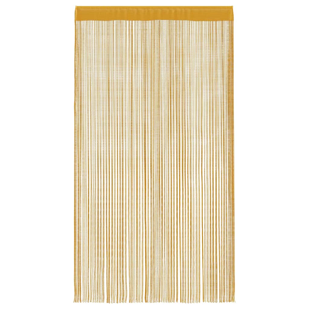 Nižaste zavjese 2 kom zlatne 140x250 cm
