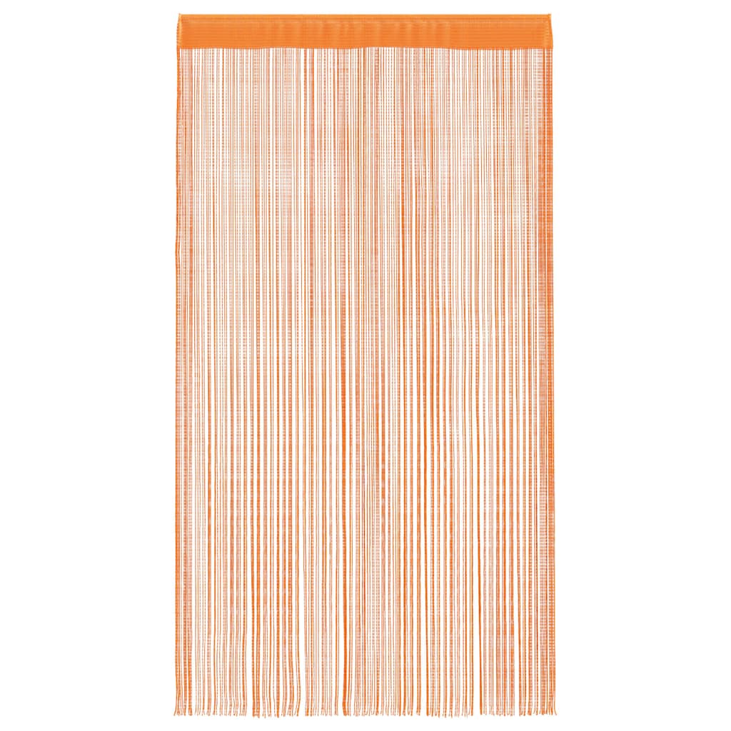 Zavjese od špage 2 kom. narančaste 100x250 cm