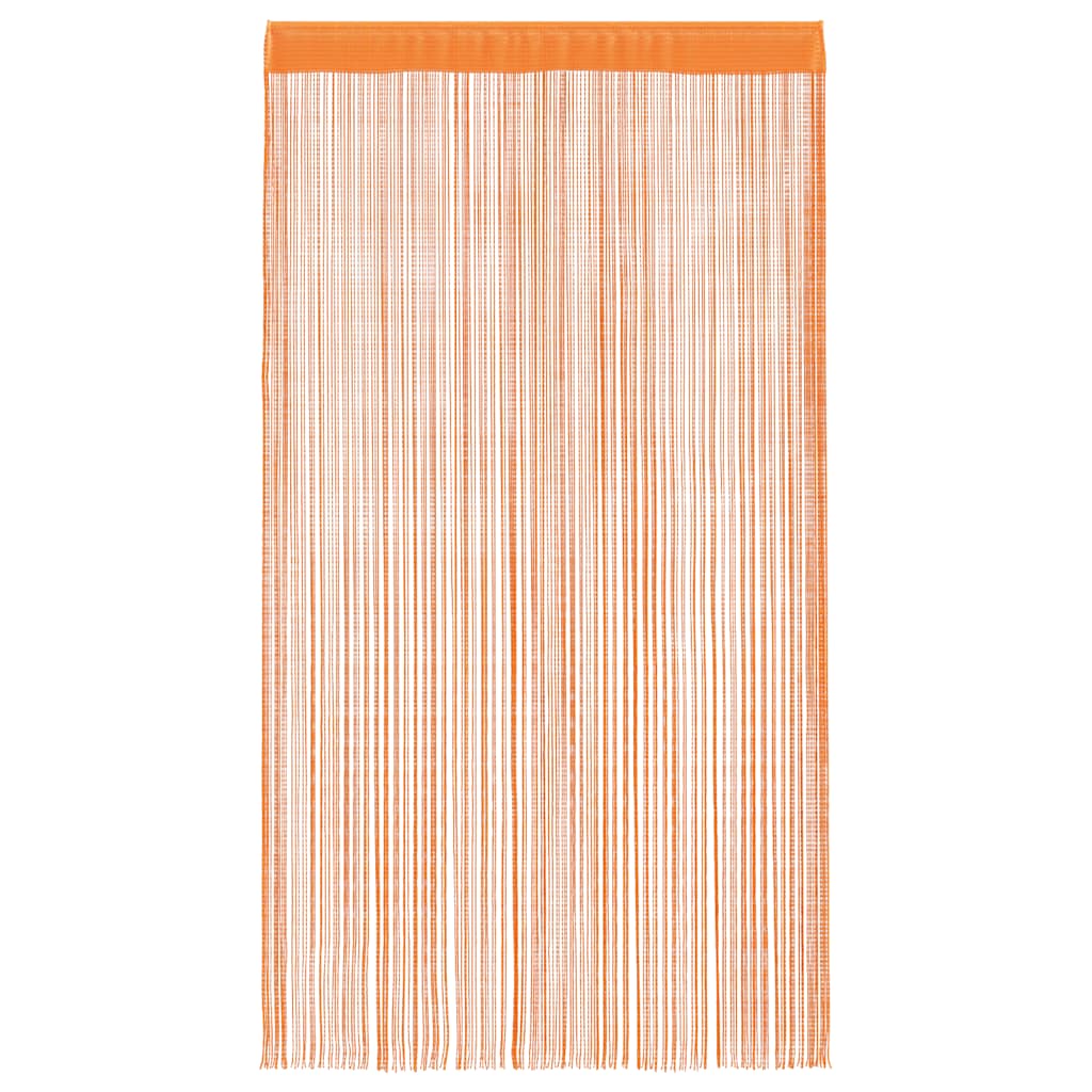 Nižaste zavjese 2 kom narančaste 140x250 cm