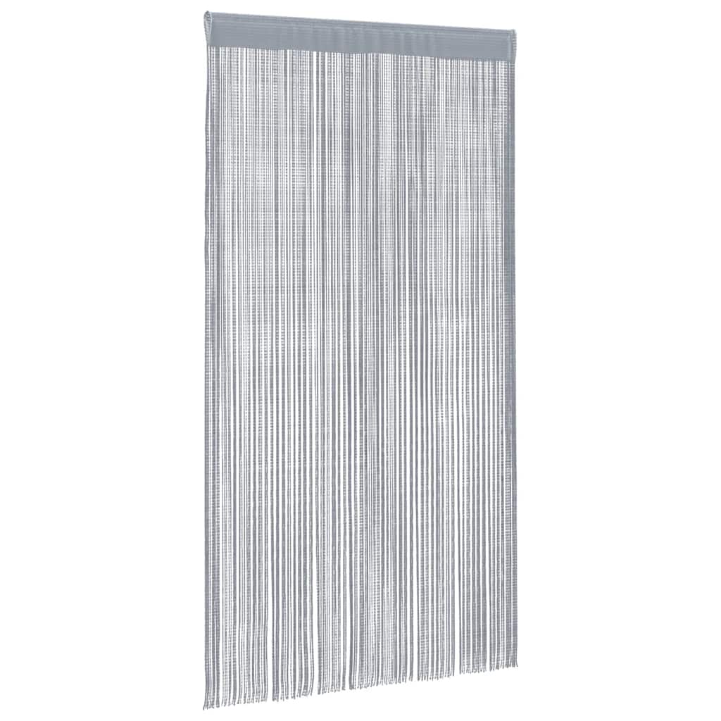 Nižaste zavjese 2 kom svijetlo sive 140x250 cm
