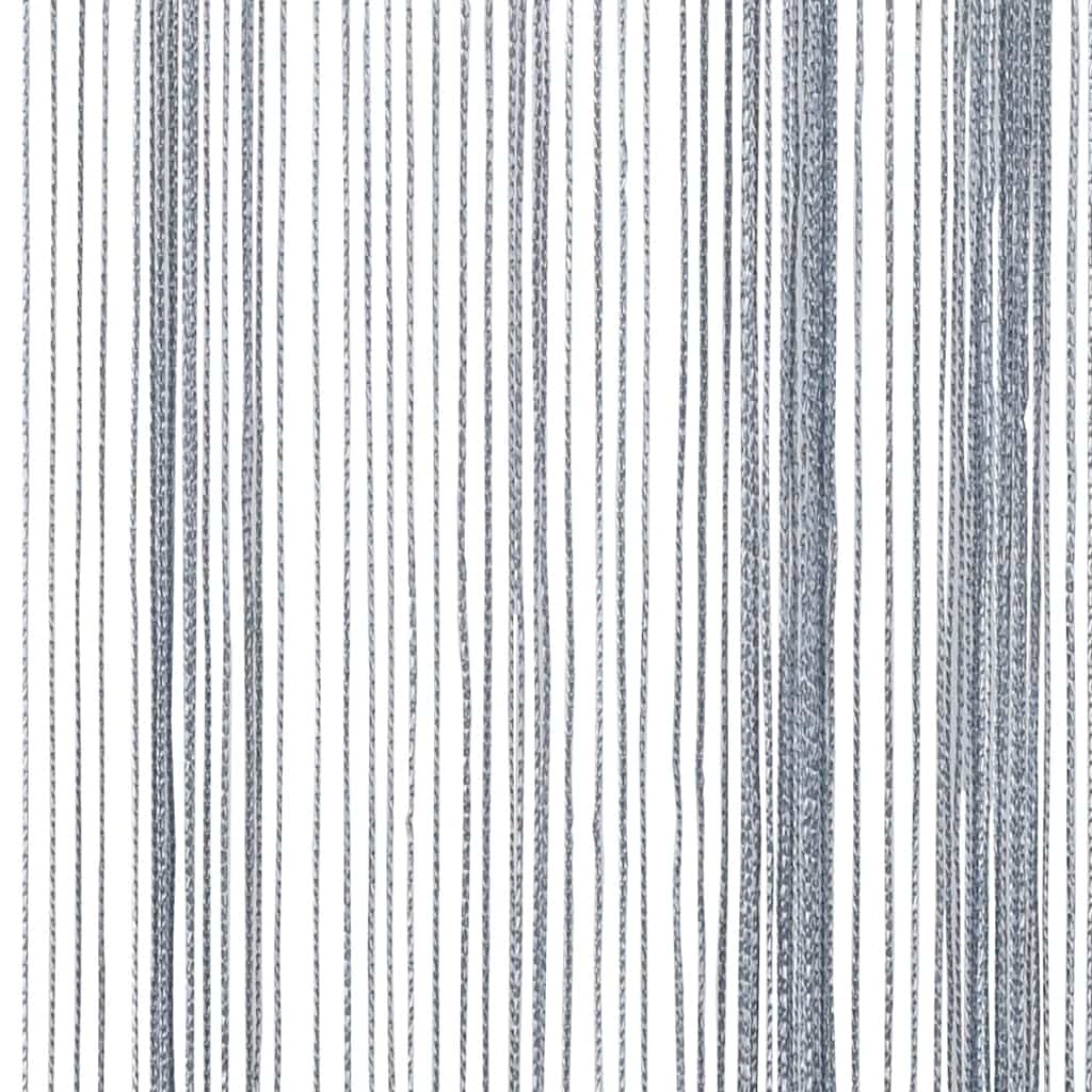Nižaste zavjese 2 kom svijetlo sive 140x250 cm