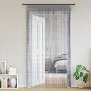 Nižaste zavjese 2 kom svijetlo sive 140x250 cm