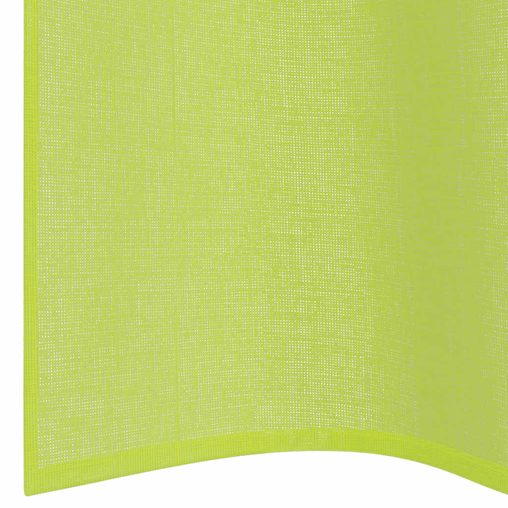 Voile zavjese s ušicama 2 kom. jabukasto zelene 140x245 cm