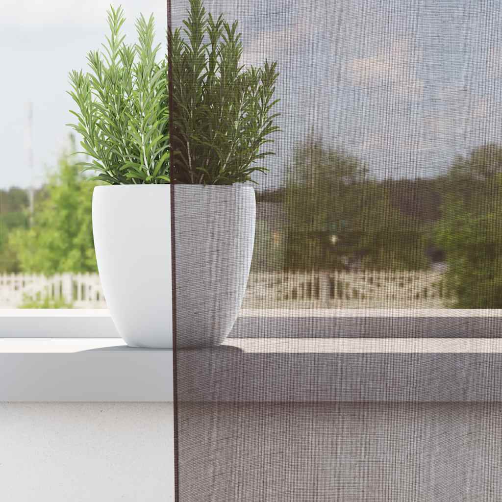 Voile zavjese s ušicama 2 kom smeđe 140x140 cm