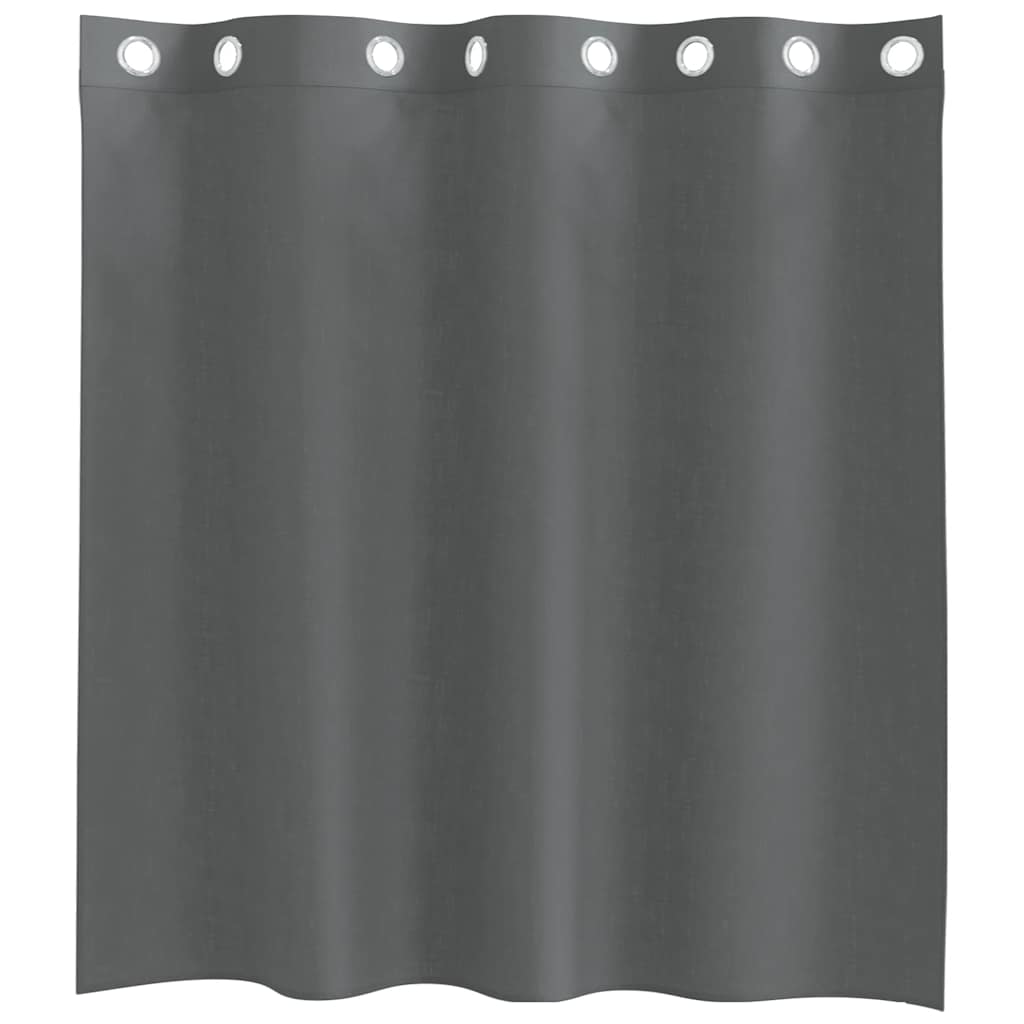 Voile zavjese s ušicama 2 kom tamnosive 140x140 cm