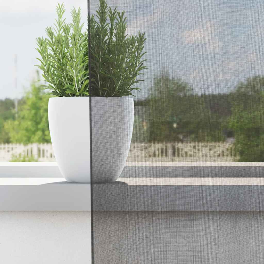 Voile zavjese s ušicama 2 kom tamnosive 140x175 cm