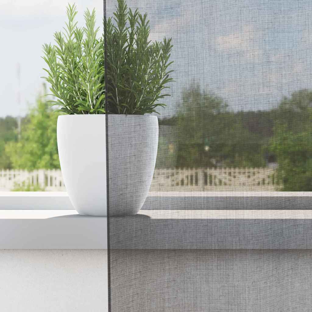 Voile zavjese s ušicama 2 kom tamnosive 140x140 cm